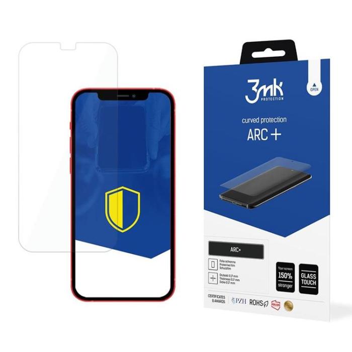 3MK - 3MK iPhone 12/12 Pro Plastfilm Skärmskydd ARC+ Transparent