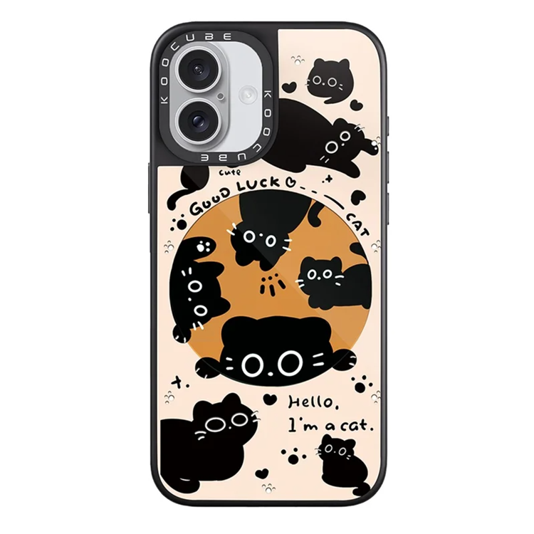 iPhone 17 Mobilskal MagSafe Aluminium Silikon (Style Y) | 2353 | AlltMobil