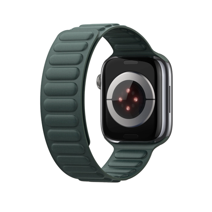 Dux Ducis - Dux Ducis Apple Watch (38/40/41mm) Armband BL Magnetic - Grön