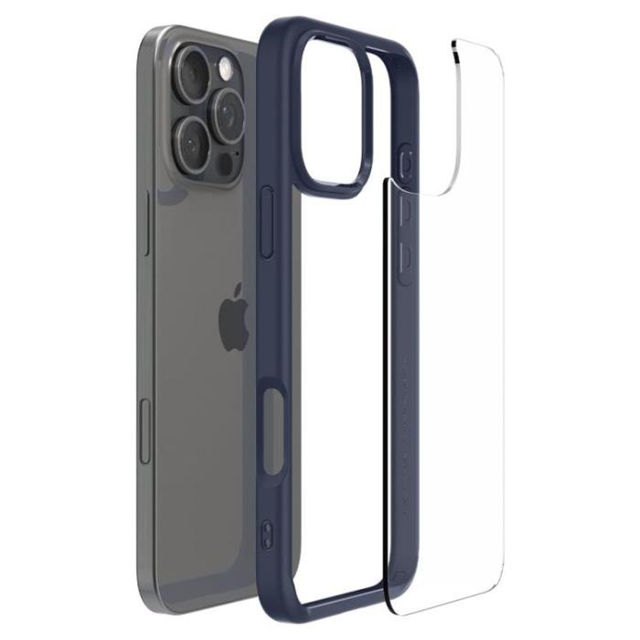 Spigen - Spigen iPhone 16 Pro Max Mobilskal Ultra Hybrid - Marinblå