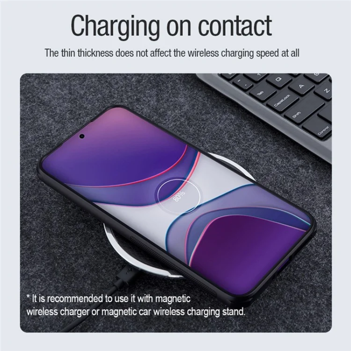 Nillkin - Nillkin Xiaomi 14 Mobilskal MagSafe Frosted Shield Pro - Svart
