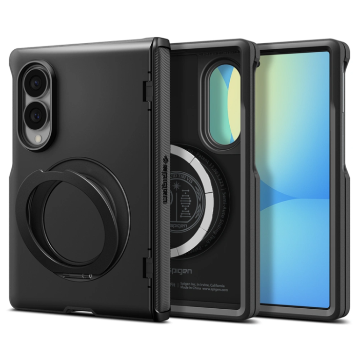 Spigen - Spigen Mobilskal För Galaxy Z Fold 8 Magsafe Slim Armor Pro S - Svart