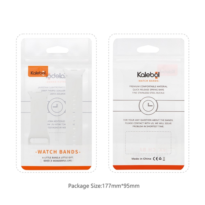 KALEBOL - Kalebol Galaxy Watch 8 (40/44/46mm) Armband Silikon - Mörkgrå