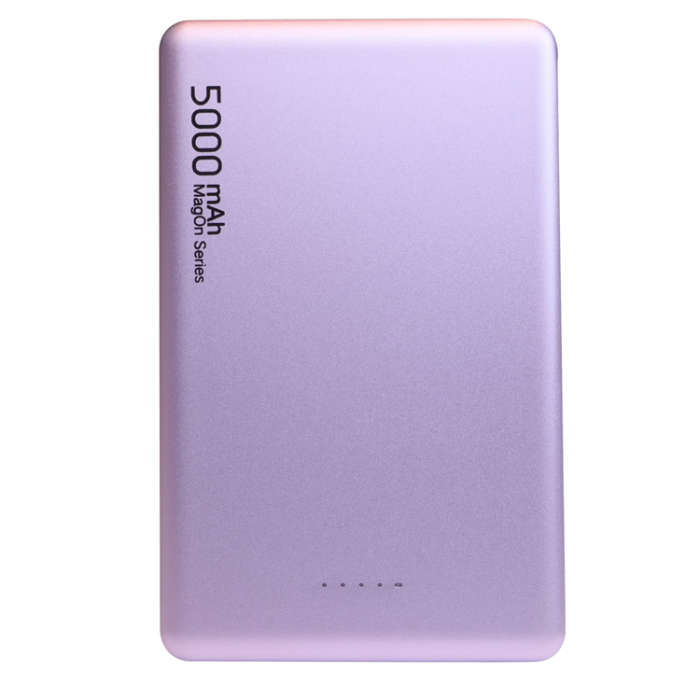 QUALO - Qualo Powerbank Magsafe 5000 mAh Ultra Slim - Lila