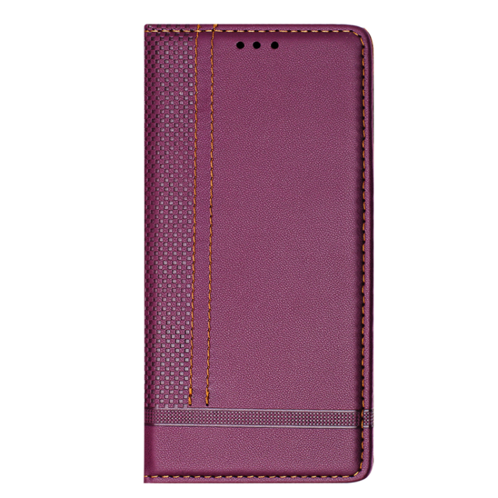 A-One Brand - iPhone 17 Pro Max Plånboksfodral L Shaped Grid Pattern - Lila