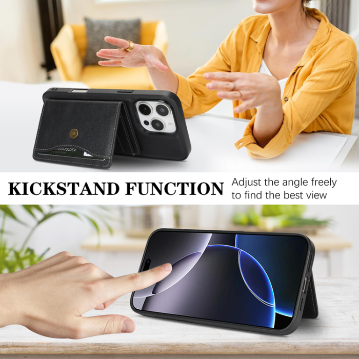 A-One Brand - iPhone 16 Pro Mobilskal MagSafe Detachable Korthållare