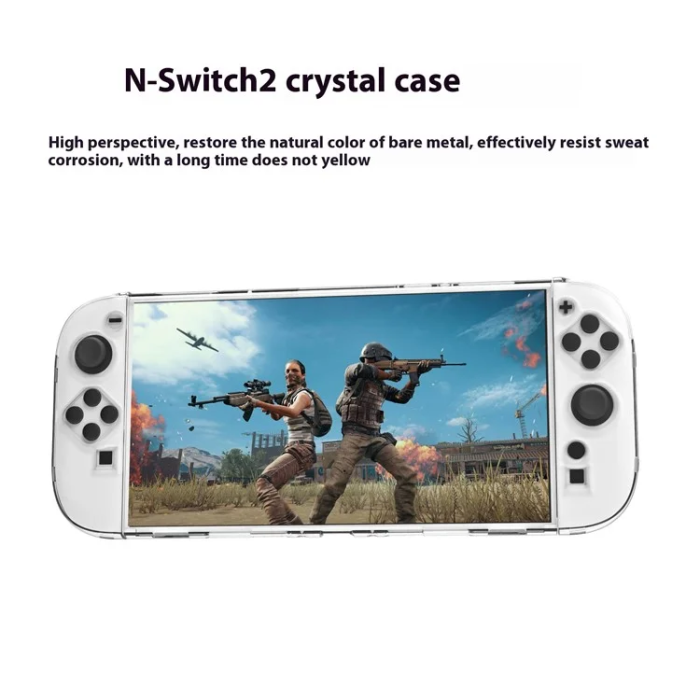 PGTECH - PGTECH Nintendo Switch 2 Skal Spelkonsol - Transparent