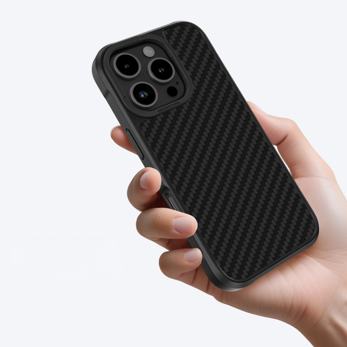 AmazingThing - AmazingThing iPhone 16 Pro Max Mobilskal Titan Max - Svart