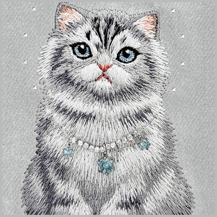 NIMMY - Nimmy Mobilskal För iPhone 17 Pro Max MagSafe Lucky Fashion Cat - Grå