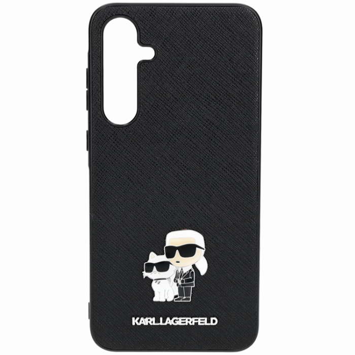 KARL LAGERFELD - Karl Lagerfeld Galaxy A35 Mobilskal Saffiano Karl&Choupette Pin