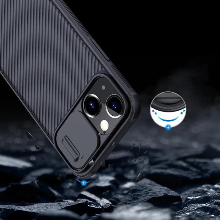 UTGATT1 - Nillkin CamShield Pro Skal iPhone 13 Mini - Svart