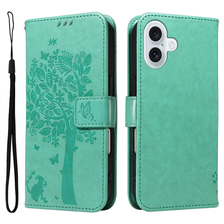 iPhone 17 Plånboksfodral Tree Pattern - Grön | 2353 | AlltMobil