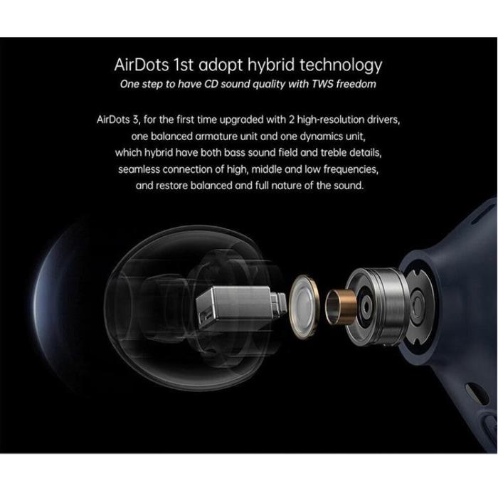 Xiaomi - Xiaomi Redmi Airdots 3 TWS In-Ear Hörlurar Trådlösa - Vit