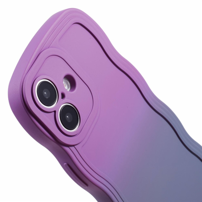 A-One Brand - iPhone 17 Mobiskal Gradient Color TPU - Lila + Lavendelgrå
