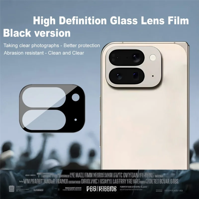 Imak - Imak Google Pixel 10 Pro Fold Härdat glas Kameraskydd - Svart