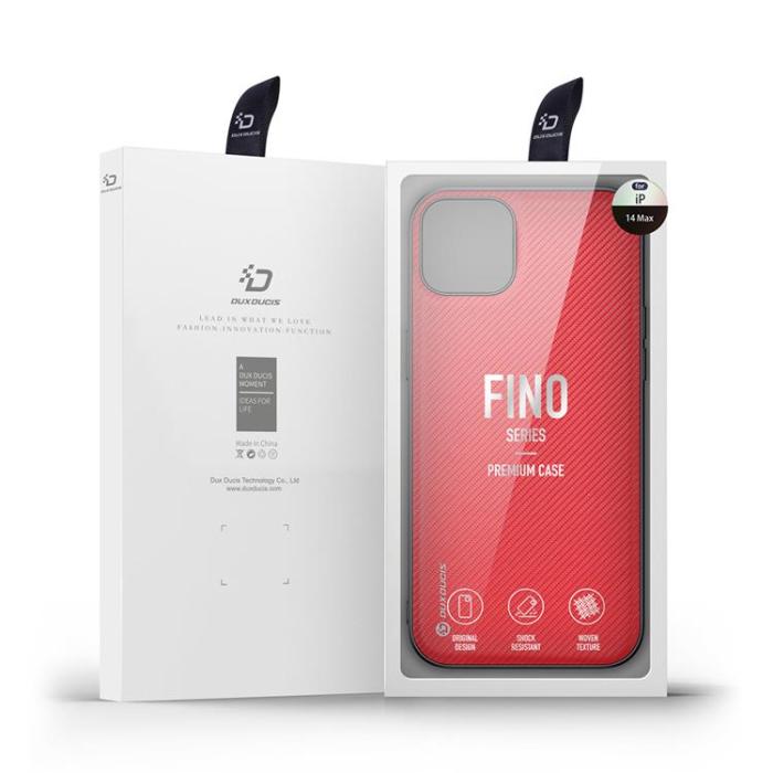 Dux Ducis - Dux Ducis iPhone 14 Plus Skal Fino Nylon - Röd