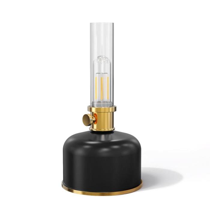 Forever Light - Forever Light Petroleum LED Lampa FLR-25 - Svart