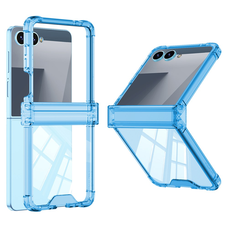 GKK Galaxy Z Flip 7 Mobilskal Airbag Hinge Shockproof - Blå | 2353 | AlltMobil