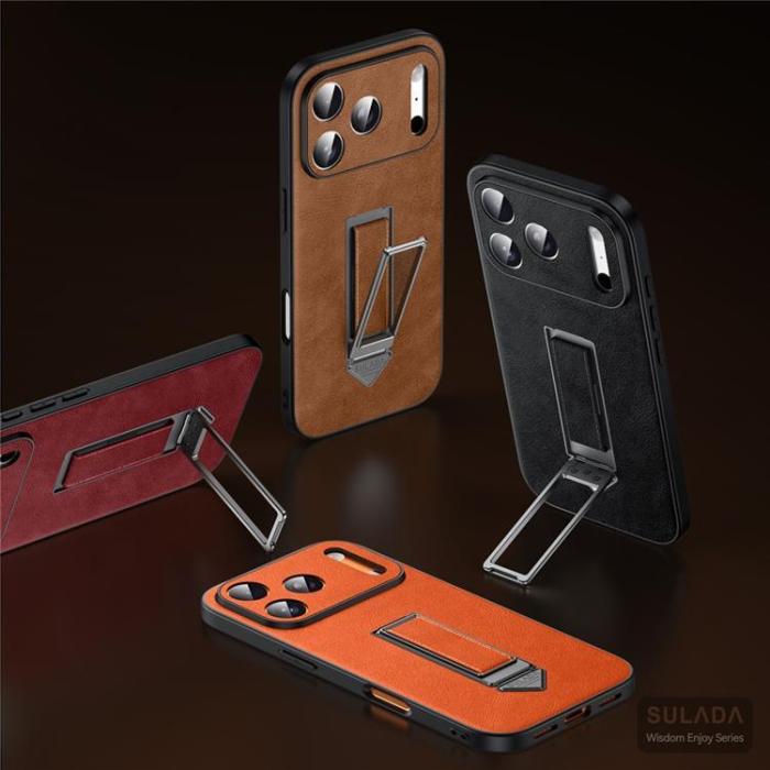SULADA - SULADA iPhone 17 Pro Max Mobilskal Kickstand med Fingerrem
