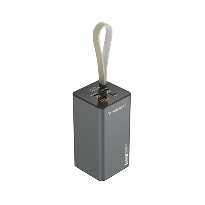 Wozinsky - Wozinsky Powerbank 30000mAh 65W 2xUSB-C 1xUSB-A - Svart