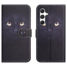 OEM - Pl&aring;nboksfodral f&ouml;r Samsung Galaxy S26 Konstl&auml;der - Katt&ouml;ga
