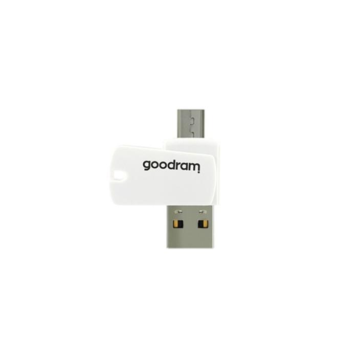 Goodram - Goodram kortläsare med USB/micro USB-uttag + micro SD 64GB