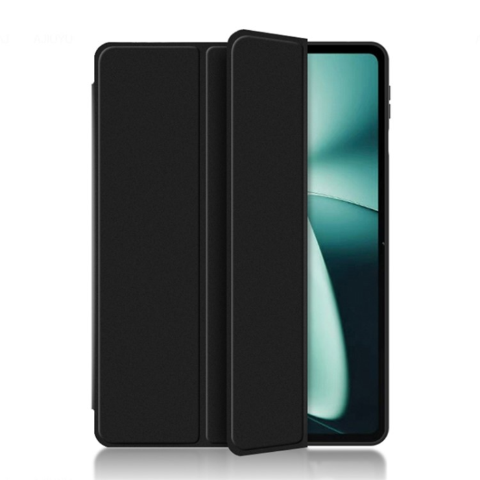 A-One Brand - OnePlus Pad Fodral Tri-Fold Stand Drop-Proof PU-Läder - Svart