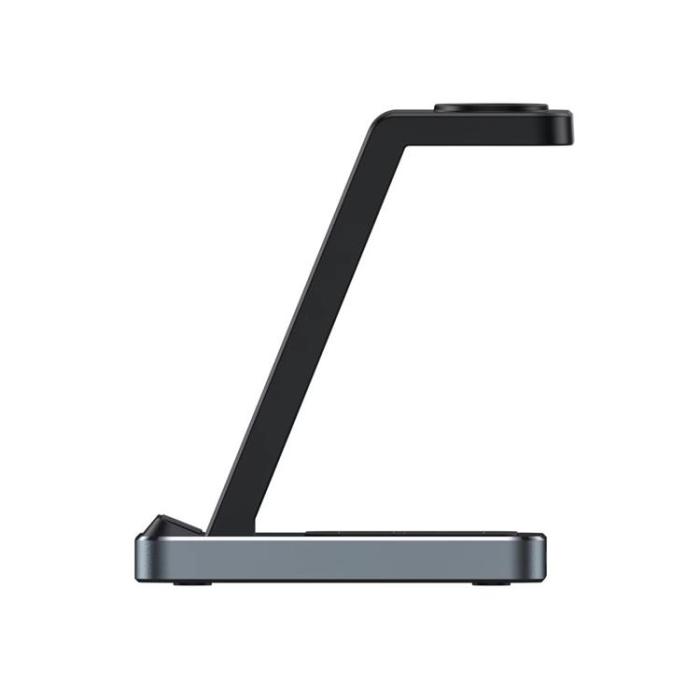 Tech-Protect - Tech-Protect 3-in-1 Trådlös Laddare iPhone, Apple Watch, AirPods - Svart