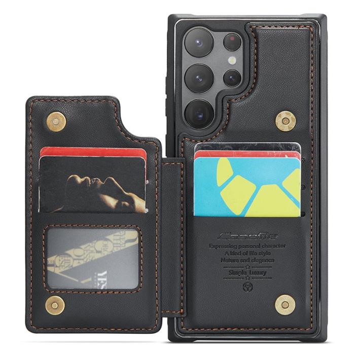 Caseme - CASEME C22 Fodral till Samsung Galaxy S23 Ultra - Svart