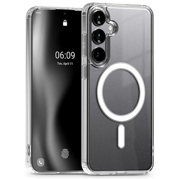 Mercury Galaxy S24 FE Mobilskal MagSafe Jelhard - Transparent | 2353 | AlltMobil