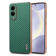 AZNS - AZNS Samsung Galaxy S25 Edge Fodral - Electroplating PU + TPU - Gr&ouml;n