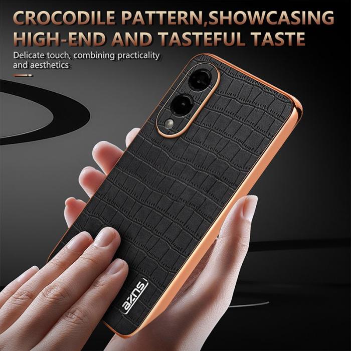 AZNS - AZNS Samsung Galaxy S25 Edge Fodral Electroplating PU + TPU - Brun