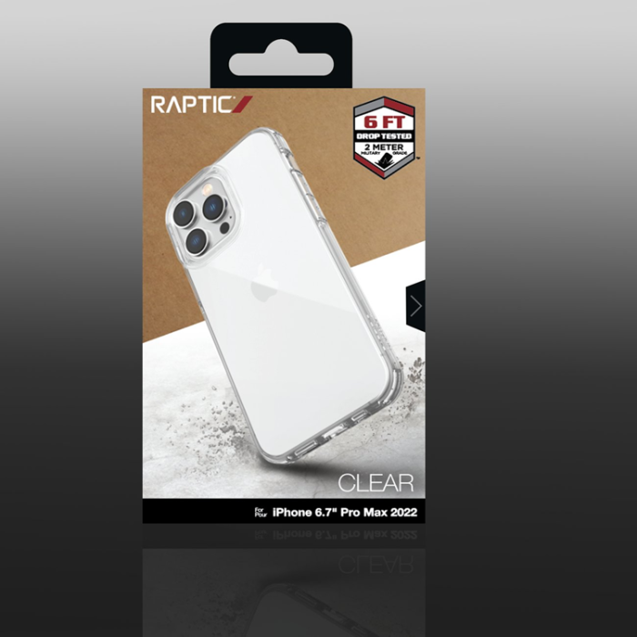 Raptic - Raptic iPhone 14 Pro Max Skal Armored - Transparent