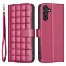 BINFEN COLOR - BINFEN COLOR f&ouml;r Samsung Galaxy A16 5G Pl&aring;nboksfodral Konstl&auml;der - R&ouml;d