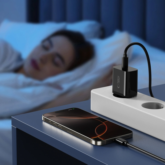 Tech-Protect - Tech Protect Väggladdare USB-C 20W - Svart