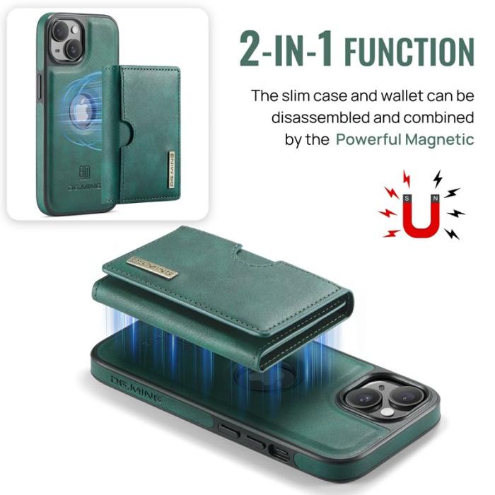 DG.MING - DG.MING M6 Series Mobilskal till iPhone 14 Plus Magnetiskt Grön