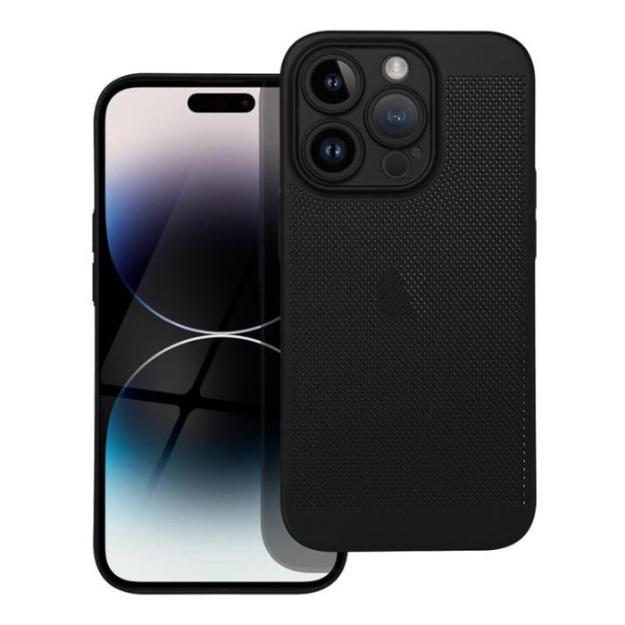 OEM - iPhone 16 Pro Max Mobilskal Breezy - Svart