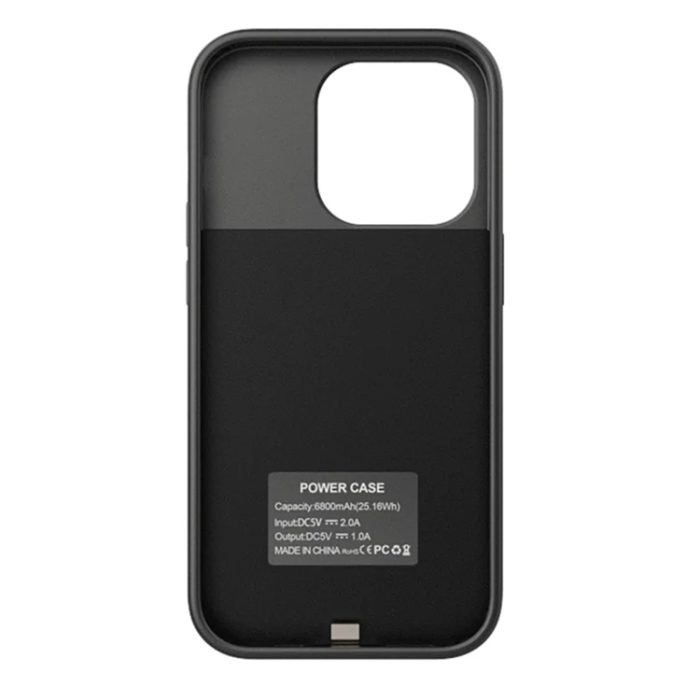 A-One Brand - iPhone 14 Pro Batteriskal 6800mAh - Svart