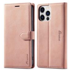 FORWENW - FORWENW F1 Series iPhone 15 Pro Max Pl&aring;nboksfodral Konstl&auml;der - Ros&eacute;guld