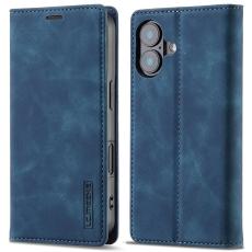 LC.imeeke - LC.IMEEKE iPhone 16 Plus Pl&aring;nboksfodral Konstl&auml;der- Bl&aring;