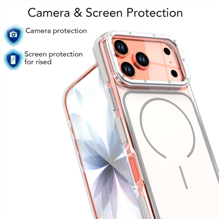 A-One Brand - iPhone 17 Pro Max Mobilskal MagSafe Dual Färg Shockproof