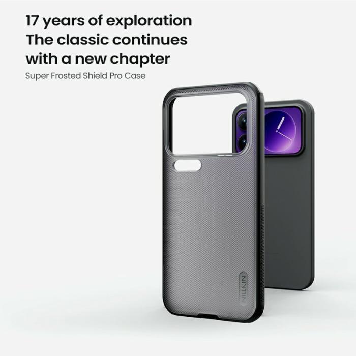 Nillkin - NILLKIN Super Frosted Shield Pro Mobilskal till Xiaomi 17 Pro Max Svart