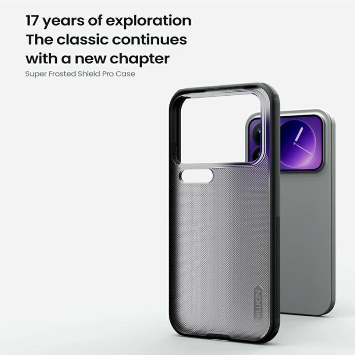 Nillkin - NILLKIN Super Frosted Shield Pro Mobilskal till Xiaomi 17 Pro Svart