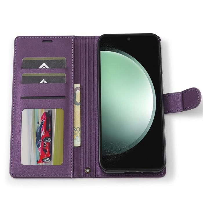 LC.imeeke - LC.IMEEKE L2 Series Samsung Galaxy A36 Plånboksfodral Konstläder - Lila