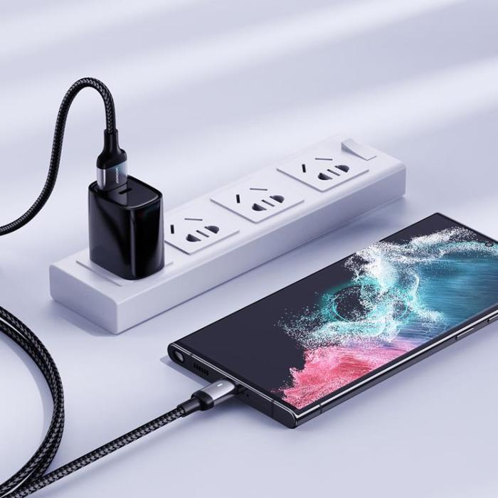 Joyroom - Joyroom A10 USB-C till USB-A kabel 3A 1.2m - Svart