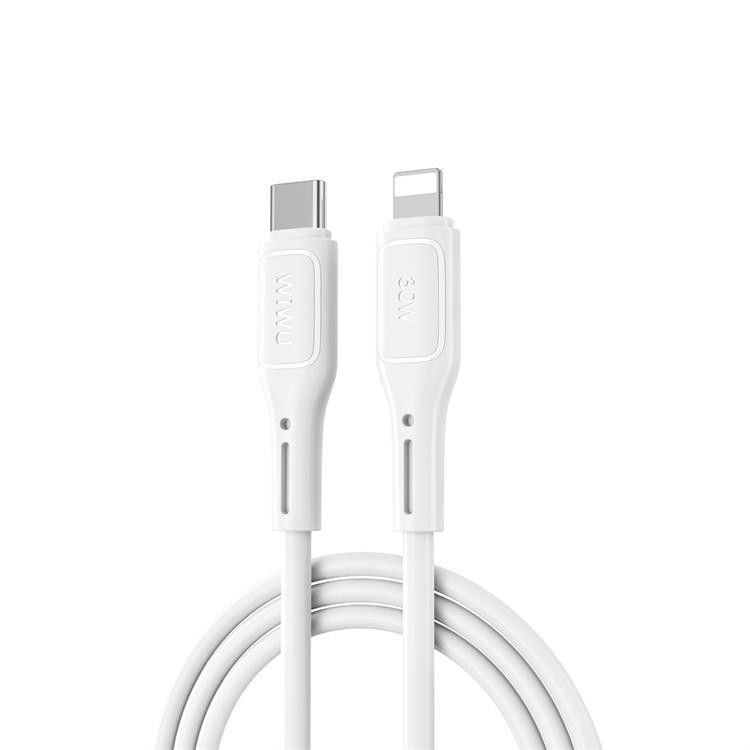 WIWU USB-C Till Lightning Kabel 30W 1m Wi-C043E - Vit | 3541 | AlltMobil