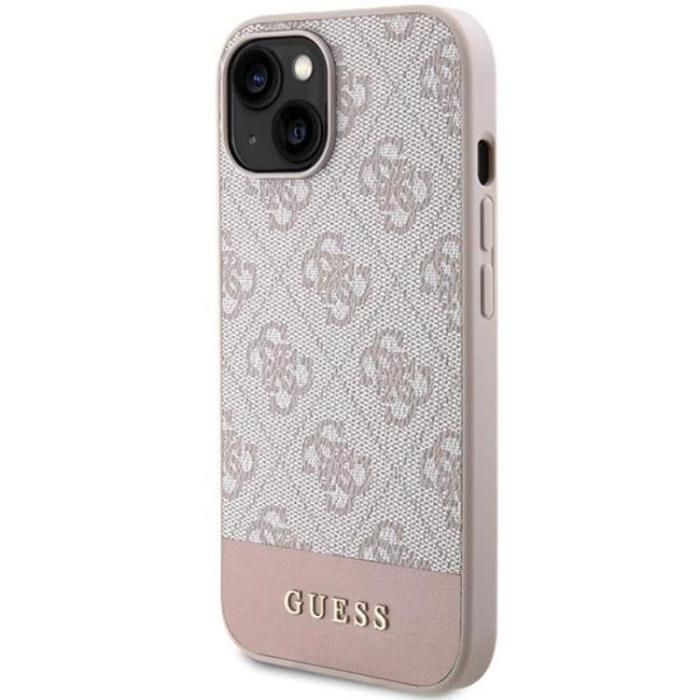 Guess - Guess Mobilskal till iPhone 15/14/13 Stripe Collection - Rosa