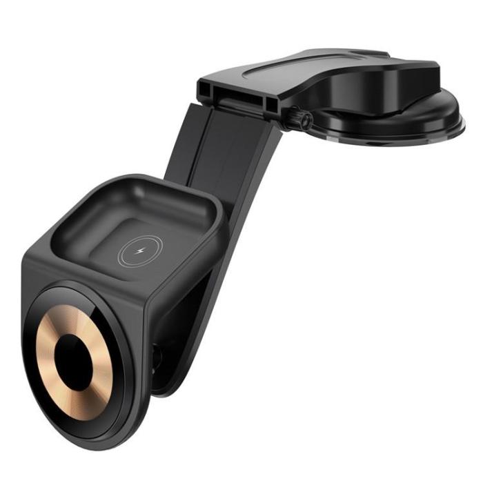 OEM - Instrumentbräda Bilhållare 15W 2IN1 - Svart
