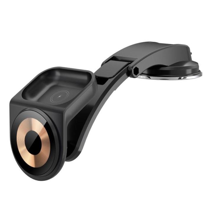 OEM - Instrumentbräda Bilhållare 15W 2IN1 - Svart