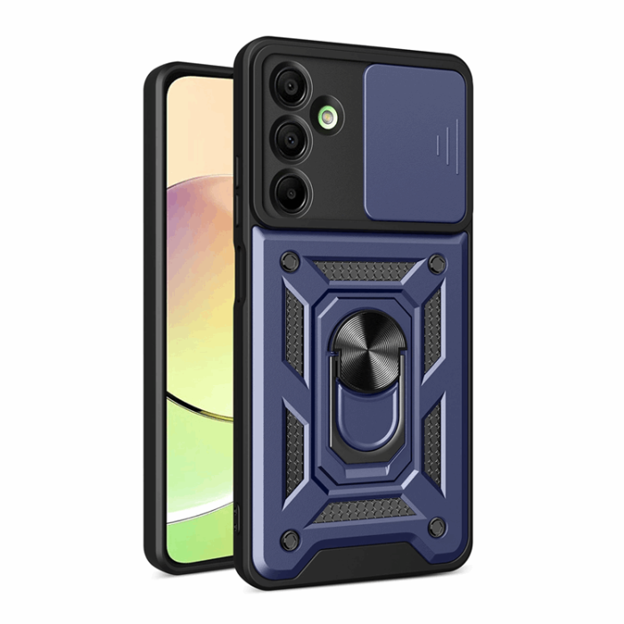 OEM - Galaxy A16/A16 5G Mobilskal Hybrid Armor Camshield - Blå